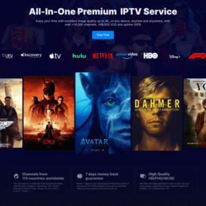 Templates IPTV Blue Night